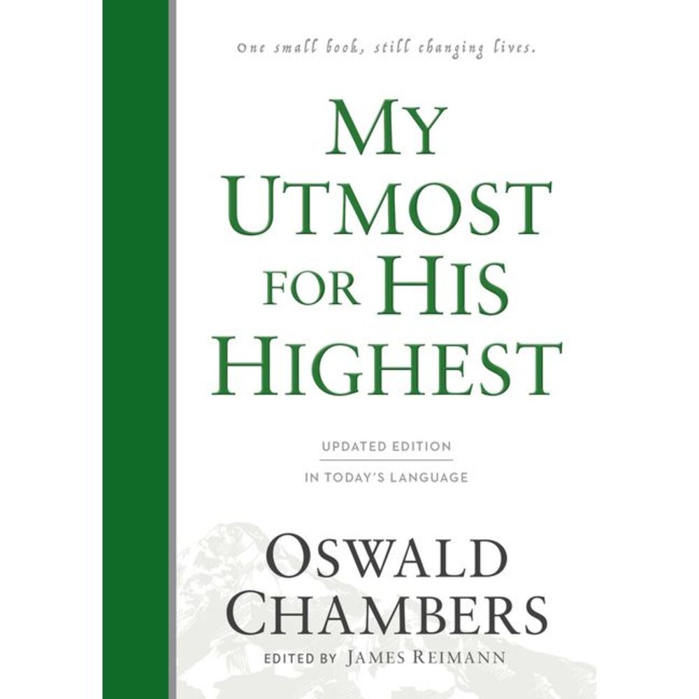 My Utmost for His Highest: Updated Language Hardcover (a Daily Devotional with 3